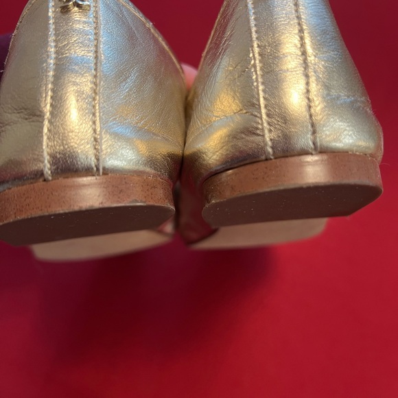 Sam Edelman leather gold flats, size 9.5. - Picture 6 of 11
